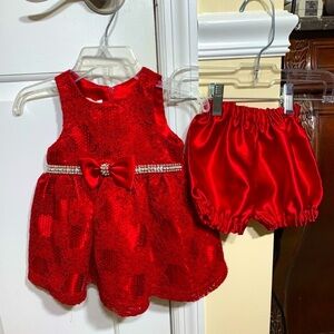 American Princess formal infant dress, size 6 months